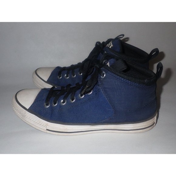 Converse CTAS High Street Midnight Navy High Top Sneakers Mens 7.5 Womens 9.5 - Picture 3 of 8